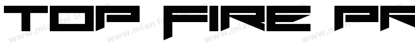 Top Fire proof A1字体转换